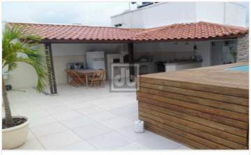 Imperdível - RECREIO COBERTURA DUPLEX À VENDA 3 QUARTOS 3SUÍTES TERRAÇO PISCINA CHURRASQUEIRA 4VAGAS - JBRB501404
