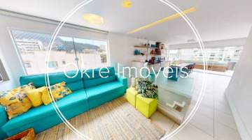 Vista livre: cobertura duplex com 4 quartos em Botafogo! - FLCO40001