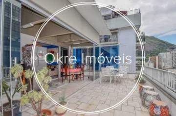 Vista livre: cobertura duplex com 3 quartos no Humaitá! - FLCO30001