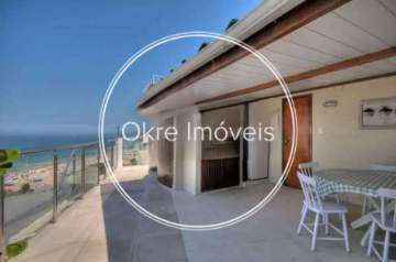 Ótima localização - Cobertura Triplex vista mar à venda com 330m² 4 quartos e 2 vagas em Ipanema - IPCO40017