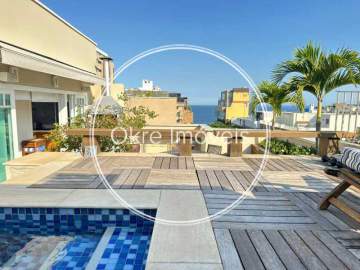 Cobertura 4 quartos à venda Leblon, Rio de Janeiro - R$ 10.800.000 - LECO40028