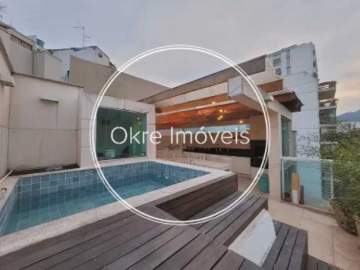 Cobertura Duplex 216m2 na Lagoa com vista Cristo - IPCO30003