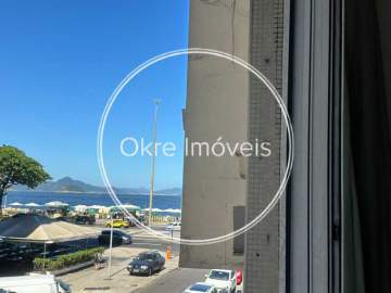 Imperdível - Garden em predio 01 por andar, localizado no primeiro pavimento na esquina com AvAtlantica (quase pé na areia) com 3 quartos (1 suíte ) e área externa! - CBAP30090