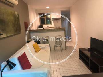 Flat 1 quarto à venda Lagoa, Rio de Janeiro - R$ 750.000 - LEFL10024