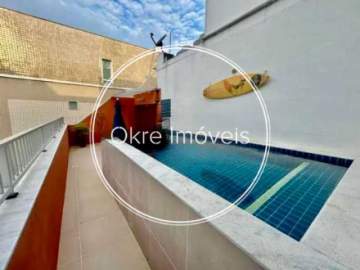 Ótima localização - COBERTURA DUPLEX À VENDA EM RUA COBIÇADA DE IPANEMA! - LECO40112