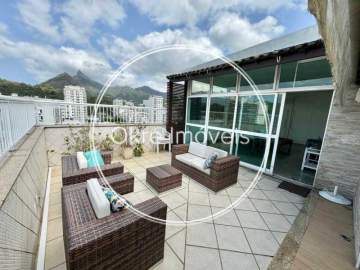 Cobertura 3 quartos à venda Laranjeiras, Rio de Janeiro - R$ 1.800.000 - LECO30110