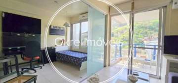 Flat 1 quarto à venda Humaitá, Rio de Janeiro - R$ 745.000 - LEFL10037