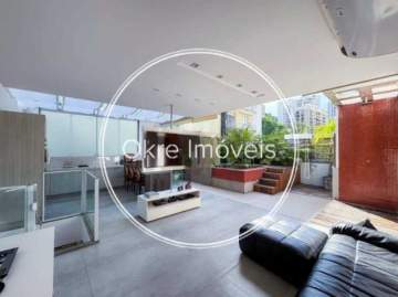 Cobertura 3 quartos à venda Lagoa, Rio de Janeiro - R$ 2.800.000 - FLCO30045