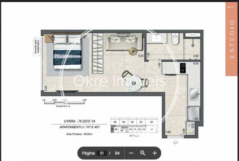 planta do studio bloco 1 - 16