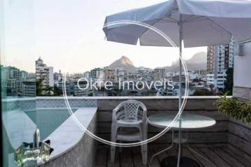 Cobertura à venda Rua Pio Correia, Jardim Botânico, Rio de Janeiro - R$ 1.400.000 - LECO20048