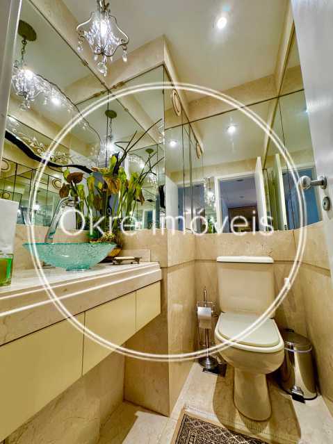 Conheça LAVABO do imóvel - APARTAMENTO ALTO PADRÃO À VENDA NO LEBLON. - LEAP40651 - 29 LAVABO - 29