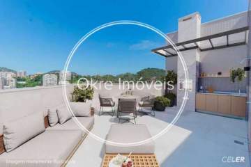 Cobertura 4 quartos à venda Laranjeiras, Rio de Janeiro - R$ 3.199.000 - BOCO40016