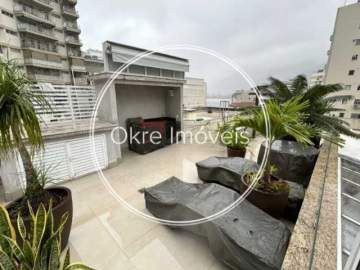 Cobertura 3 quartos à venda Lagoa, Rio de Janeiro - R$ 2.700.000 - FLCO30063