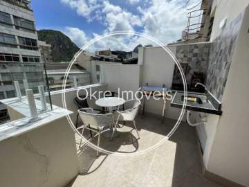 Cobertura 1 quarto à venda Copacabana, Rio de Janeiro - R$ 1.250.000 - CBCO10007