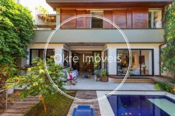 Casa 4 quartos à venda Jardim Botânico, Rio de Janeiro - R$ 6.200.000 - FLCA40022