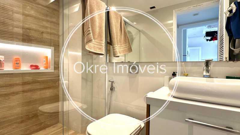 Conheça banheiro dependcia do imóvel - Cobertura 5 quartos à venda Copacabana, Rio de Janeiro - R$ 3.650.000 - CBCO50019 - 14 banheiro dependcia - 14
