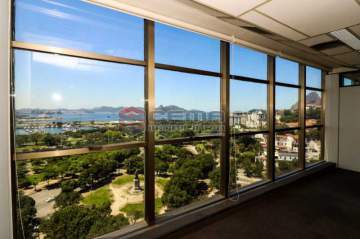 Espetacular vista - Aluguel de andar comercial na Glória - LAAN00079
