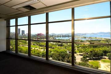 Espetacular vista - Aluguel de andar comercial na Glória - LAAN00080