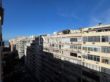 APARTAMENTO 2 quartos com vista lateral mar em Copacabana - NOAP20426