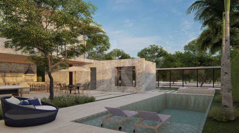 piscina com deck molhado - 13