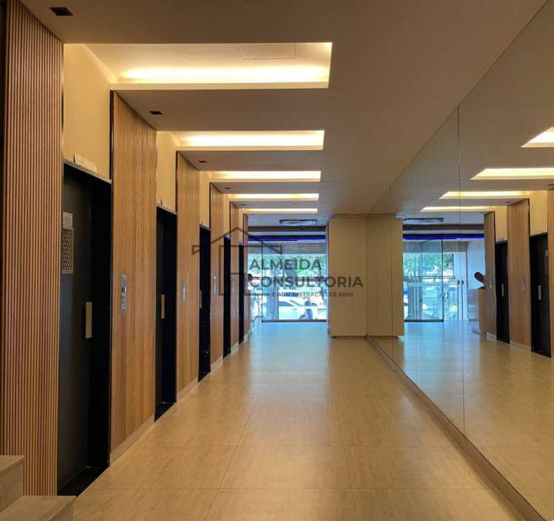 Conheça recepcao2. do imóvel - Studio/Kitnet com 25m² e banheiro privativo - Localização Privilegiada Praia de Botafogo - AP526CORAL - 8 recepcao2. - 8
