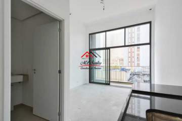 Studio à Venda em Pinheiros 27m² Semi-Luxo Frente Vista Livre - MLST10016