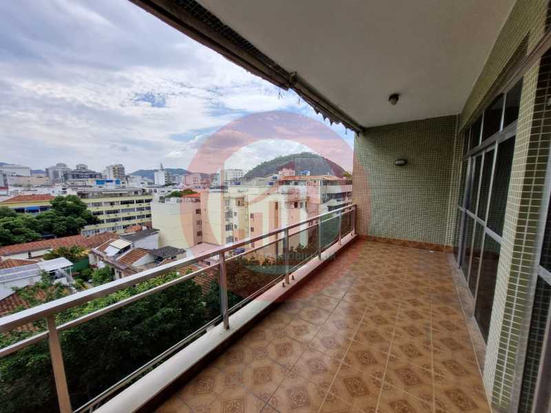 Conheça Varandão. do imóvel - Apartamento 4 quartos com 160 m² na Tijuca. - TJAP40055 - 5 Varandão. - 5