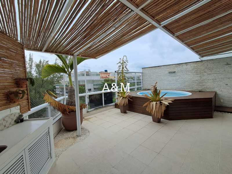 Conheça 76a15f78-922a-40ce-a46d-fc7e77 do imóvel - Cobertura 3 quartos à venda Recreio dos Bandeirantes, Rio de Janeiro - R$ 1.490.000 - AMCO30018 - 5 76a15f78-922a-40ce-a46d-fc7e77 - 5