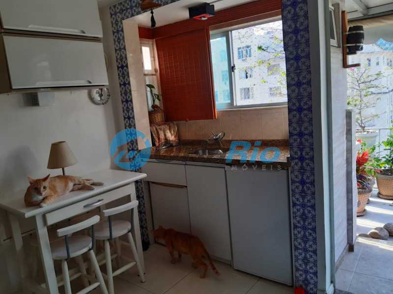 Conheça Kitnet Sala 2º piso do imóvel - Cobertura à venda Rua Paissandu, Flamengo, Rio de Janeiro - R$ 1.850.000 - VECO30061 - 7 Kitnet Sala 2º piso - 7