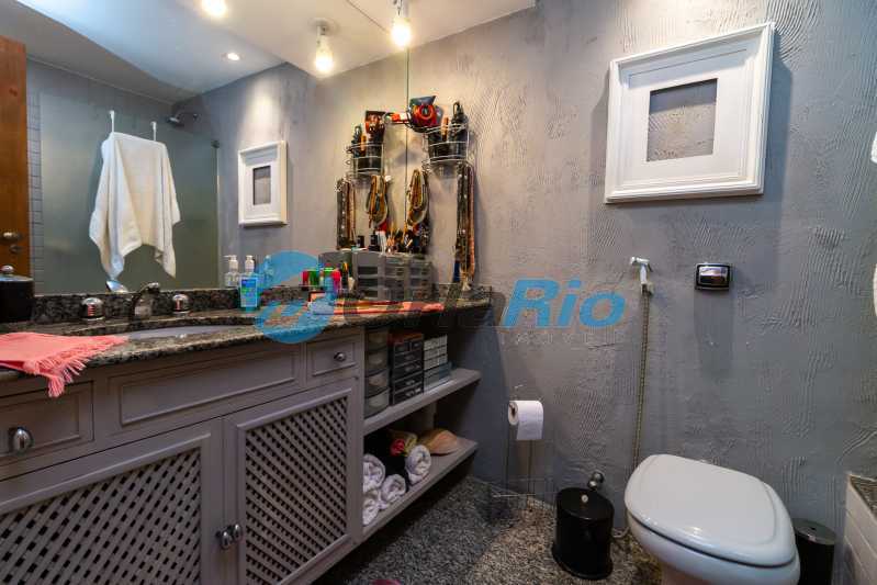 Conheça banheiro da suite do imóvel - Apartamento à venda Rua República do Peru, Copacabana, Rio de Janeiro - R$ 2.940.000 - VEAP40277 - 12 banheiro da suite - 12