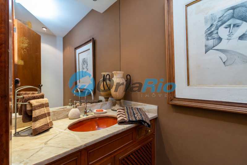 Conheça banheiro social do imóvel - Apartamento à venda Rua República do Peru, Copacabana, Rio de Janeiro - R$ 2.940.000 - VEAP40277 - 25 banheiro social - 25