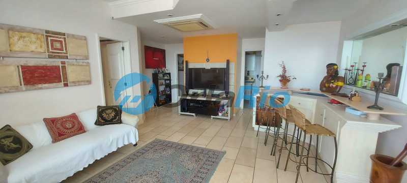 Conheça sala piso superior do imóvel - Cobertura à venda Avenida Atlântica, Copacabana, Rio de Janeiro - R$ 9.500.000 - VECO40052 - 27 sala piso superior - 27