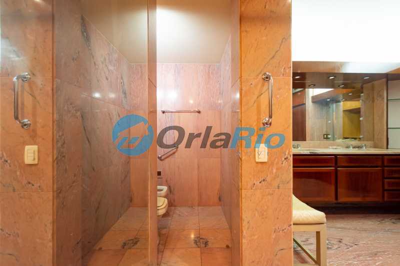 Conheça banheiro da suíte master do imóvel - 4 QUARTOS, 1 VAGA, VARANDA, DEPENDÊNCIA, 4 VAGAS DE GARAGEM, COPACABANA - OLCO40003 - 17 banheiro da suíte master - 17