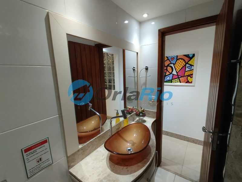 Conheça banheiro social do imóvel - Apartamento à venda Avenida Princesa Isabel, Leme, Rio de Janeiro - R$ 1.480.000 - VEAP30009 - 19 banheiro social - 19