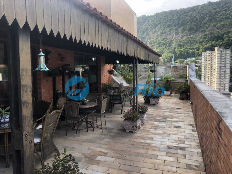 Conheça Varanda Frontal vista mata do imóvel - Cobertura à venda Rua Pereira da Silva, Laranjeiras, Rio de Janeiro - R$ 2.600.000 - OLCO40006 - 10 Varanda Frontal vista mata - 10