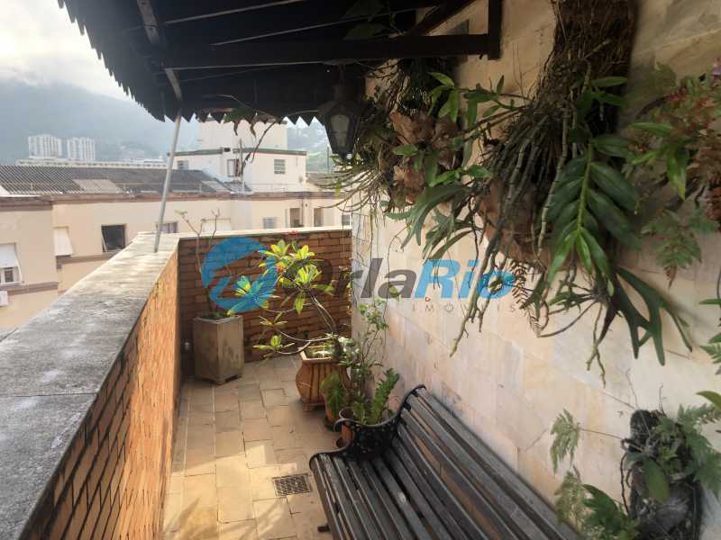 Conheça Varanda Lateral c vista Cristo do imóvel - Cobertura à venda Rua Pereira da Silva, Laranjeiras, Rio de Janeiro - R$ 2.600.000 - OLCO40006 - 12 Varanda Lateral c vista Cristo - 12