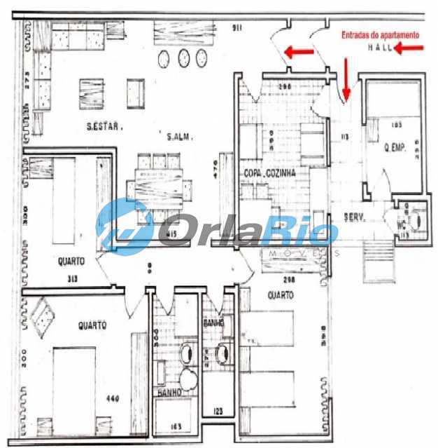 Conheça PLANTA do imóvel - Apartamento à venda Rua Voluntários da Pátria, Botafogo, Rio de Janeiro - R$ 980.000 - OLAP30399 - 20 PLANTA - 20