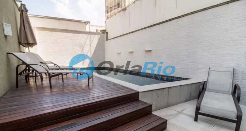 Conheça piscina do imóvel - Apartamento à venda Rua Conde de Irajá, Botafogo, Rio de Janeiro - R$ 1.269.000 - OLAP20407 - 28 piscina - 28