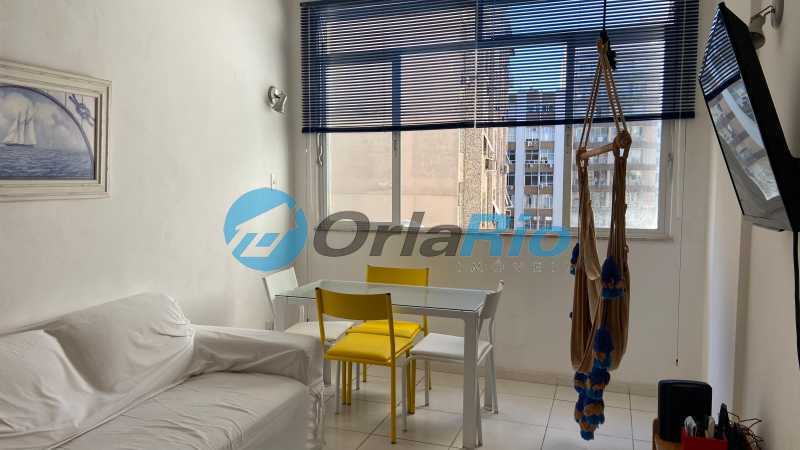 Conheça sala do imóvel - Kitnet/Conjugado 30m² à venda Rua Bolivar, Copacabana, Rio de Janeiro - R$ 680.000 - OLKI00186 - 7 sala - 7
