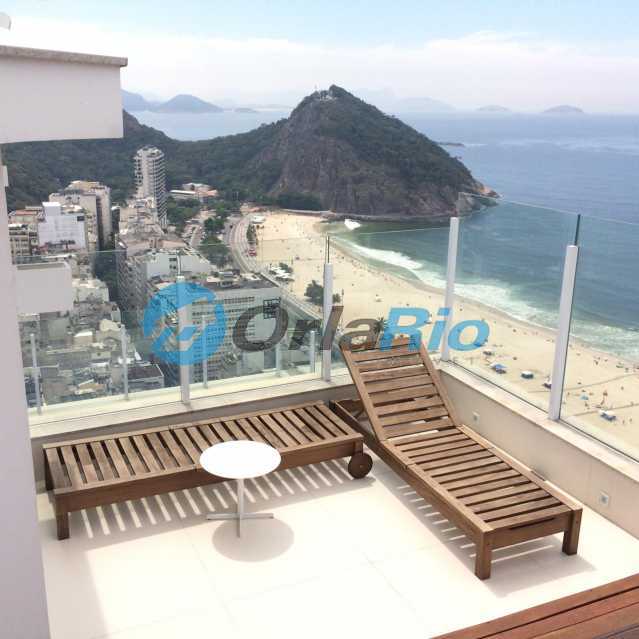 Conheça VISTA do imóvel - Cobertura à venda Rua Gustavo Sampaio, Leme, Rio de Janeiro - R$ 10.800.000 - OLCO20013 - 24 VISTA - 24