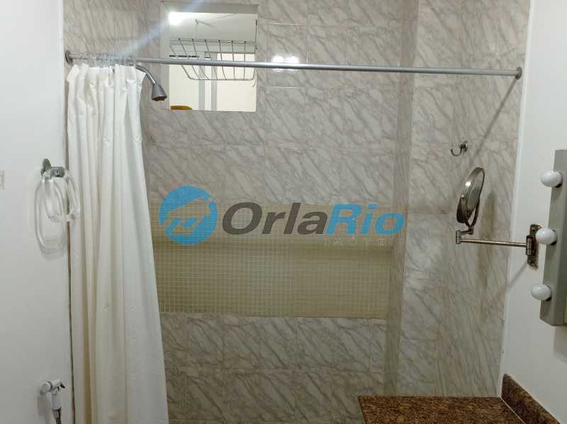 Conheça banheiro social do imóvel - Apartamento à venda Rua Gustavo Sampaio, Leme, Rio de Janeiro - R$ 950.000 - OLAP20592 - 16 banheiro social - 16