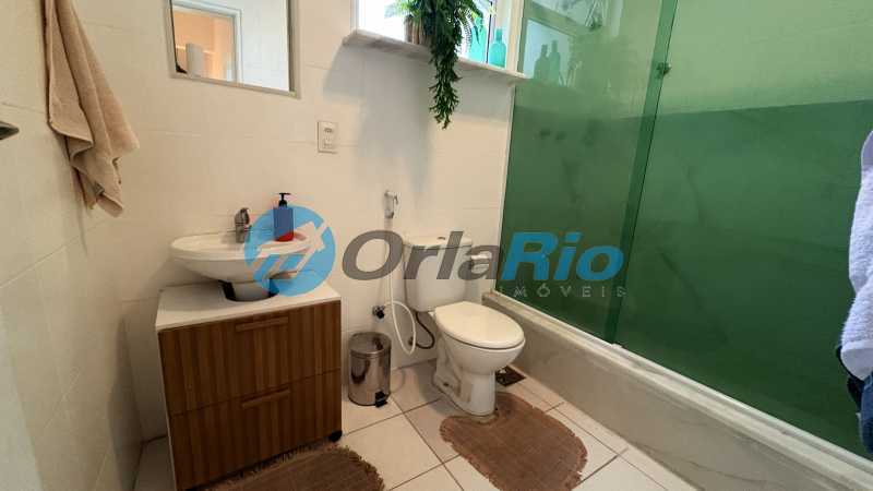 Conheça banheiro social do imóvel - Apartamento à venda Rua Padre Antônio Vieira, Leme, Rio de Janeiro - R$ 1.480.000 - OLAP30911 - 12 banheiro social - 12