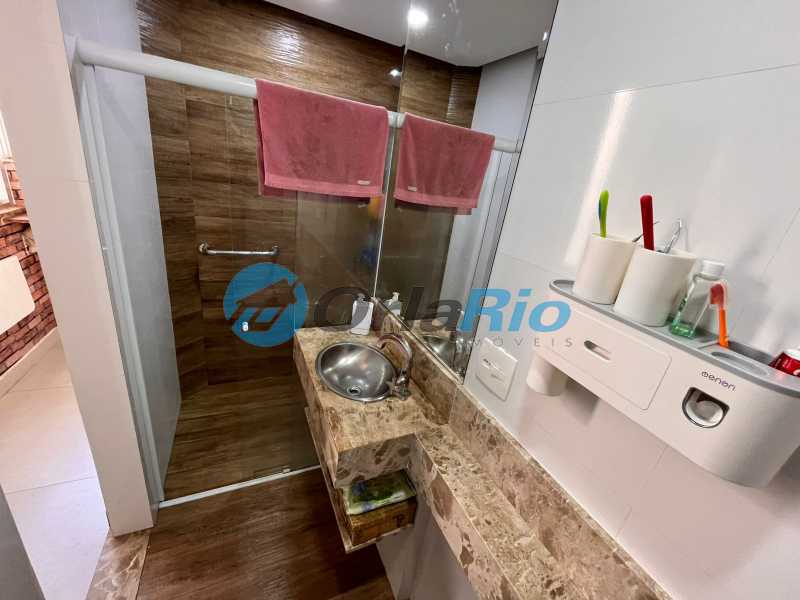 Conheça Banheiro social 2 do imóvel - Apartamento à venda Rua Almirante Tamandaré, Flamengo, Rio de Janeiro - R$ 1.280.000 - OLAP40208 - 19 Banheiro social 2 - 19