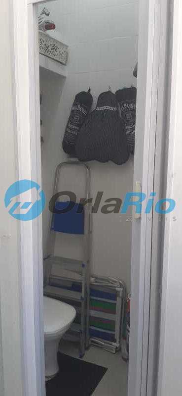 Conheça banheiro de serviço do imóvel - Apartamento à venda Rua Bolivar, Copacabana, Rio de Janeiro - R$ 950.000 - OLAP20658 - 24 banheiro de serviço - 24
