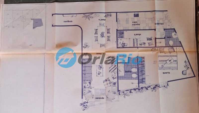 Conheça Planta do imóvel - Apartamento à venda Rua Marechal Mascarenhas de Morais, Copacabana, Rio de Janeiro - R$ 1.100.000 - OLAP10412 - 23 Planta - 23