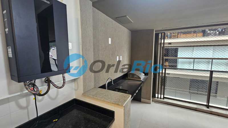 Conheça Cozinha com acesso a Varanda do imóvel - Apartamento 3 quartos (1 suite) - Infra Estrutura e Vaga - Botafogo - OLAP30952 - 20 Cozinha com acesso a Varanda - 20