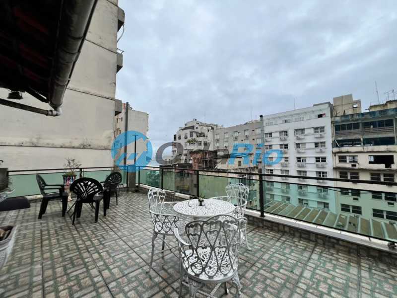 Conheça terraço do imóvel - Cobertura à venda Avenida Nossa Senhora de Copacabana, Copacabana, Rio de Janeiro - R$ 1.600.000 - OLCO40047 - 1 terraço - 1