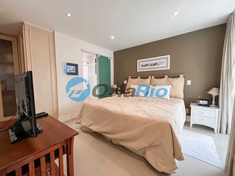 Conheça suíte 1 - 2° piso do imóvel - Cobertura à venda Rua Humberto de Campos, Leblon, Rio de Janeiro - R$ 6.850.000 - OLCO40046 - 6 suíte 1 - 2° piso - 6