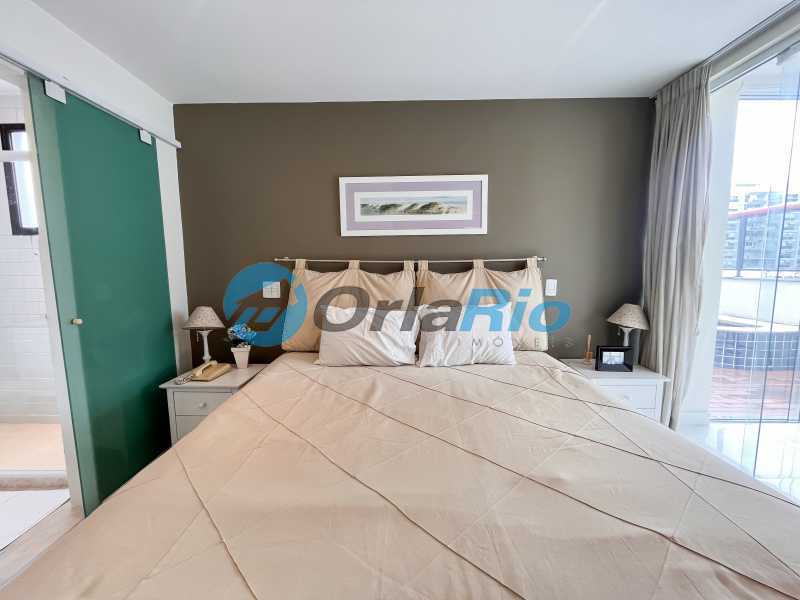 Conheça suíte 1 - 2° piso do imóvel - Cobertura à venda Rua Humberto de Campos, Leblon, Rio de Janeiro - R$ 6.850.000 - OLCO40046 - 7 suíte 1 - 2° piso - 7