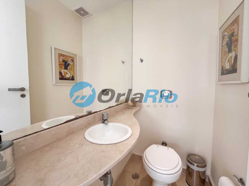 Conheça lavabo do imóvel - Cobertura à venda Rua Humberto de Campos, Leblon, Rio de Janeiro - R$ 6.850.000 - OLCO40046 - 14 lavabo - 14